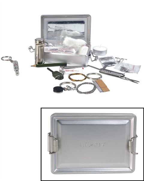 Survival Kit mit Aluminiumbox