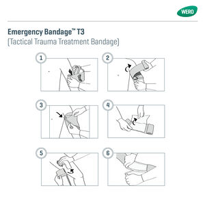 Emergency Bandage™ T3 (Tactical Trauma Treatment Bandage)