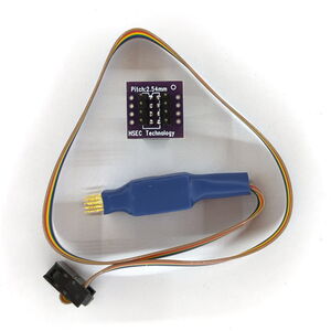 WSON8/QFN8 6x8 Clip mit Kabel und Anschlussleiste