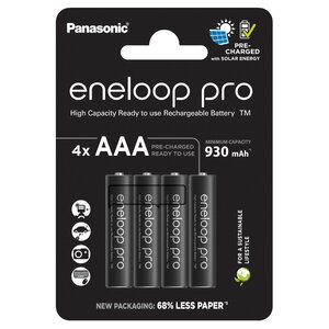 Panasonic Eneloop Pro Akku AAA (Micro) BK-4HCDE