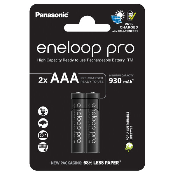 Panasonic Eneloop Pro Akku AAA (Micro) BK-4HCDE