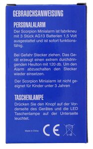 Mini-Taschenalarm